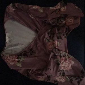 Floral crop size medium with laced back